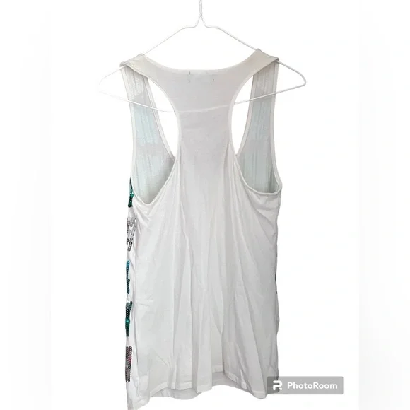 ⭐️Pretty Racerback Sequins Top - Picture 2 of 3